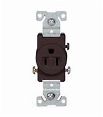 817B - BOX RECEPTACLE BRN 15A 125V