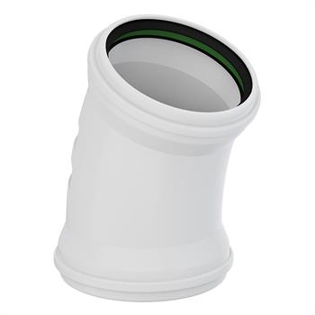 ELBOW 22.5' x 15" PVC BDS gxg