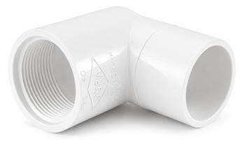 90' ELBOW 1.25" PVC S40W spxft