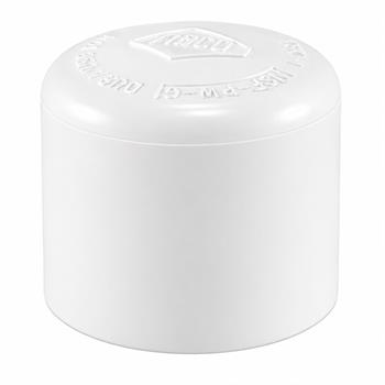 END CAP 12" PVC S40W s