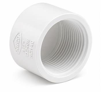 END CAP 1.5" PVC S40W t