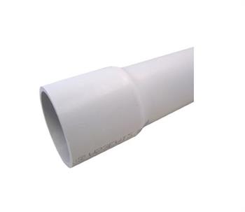 3" PVC Schedule 40 White Pipe - Bell End