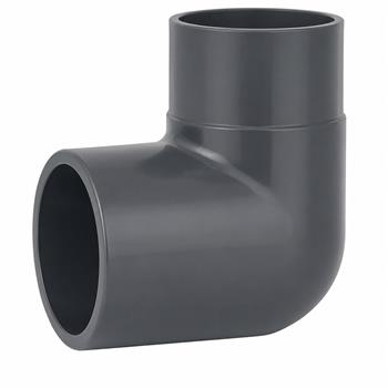 90~ ELBOW 6" PVC S80 spxs