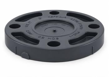 BLIND FLANGE 1.5" PVC S80