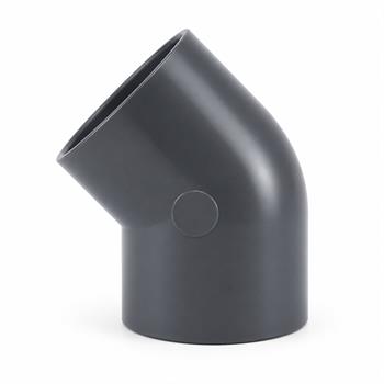 45' ELBOW 1/2" PVC S40G ss