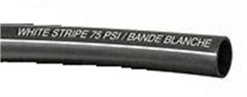 1.25" White Stripe Poly Pipe Std 75psi --- PER FOOT ---