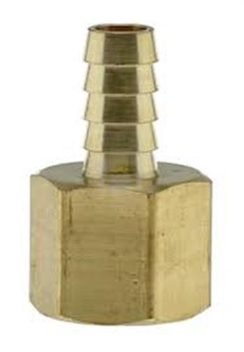 FA 3/16" HOSE x 1/4" fpt Brass 