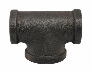 TEE 1" x 1" x 2" Std Blk