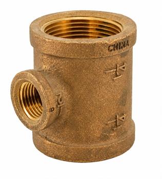 TEE 3/4" x 3/4" x 1" Brass