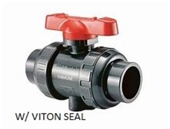 CHEMLINE BV 2.5" PVC/Viton Type 21, FP, 150psi, T/U, ss