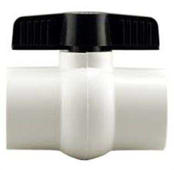 BALL VALVE 1.5" Boshart compact sxs, white 0929S-15