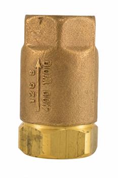 BALL CONE CHECK 1.25" Br CONBRACO #61-106, 400WOG