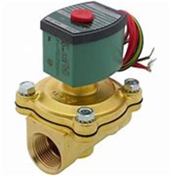 ASCO DIAPH VALAVE 38210G54, 1" N/C, 0 psi Diff, 120V  Brass