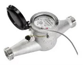 1000SSSMRS Carlon SS Meter 1" 10Pulse per litre w/tail pc