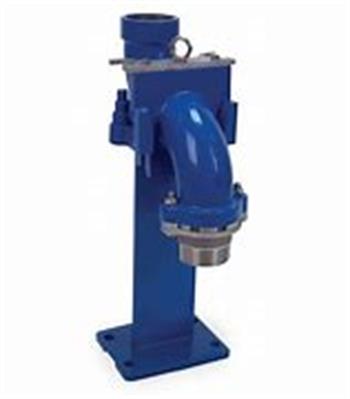 FREE FLO RAIL BASE 3"V CI w/ Elbow