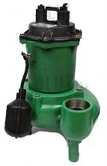 MYERS MW50-11 Sewage Pump 2" 1/2hp 115v 9a 20' ATFS