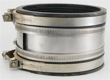 ARC RUBBER COUPLING 4" cl x pl HD w/SS Shear Band