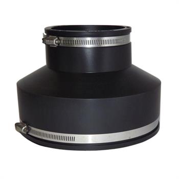 FELX RUBBER COUPLING 6" x 4" con x con (also 6"con x 5"pl)