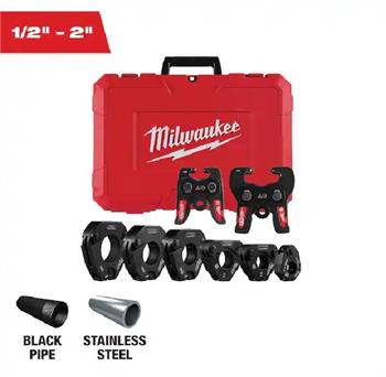 Milwakee M18 Pivoting Press Kit - 1/2" - 2" IPS