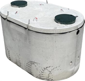 127T SEPTIC TANK 12,700L CSA 20"D PL Risers 4" Boots 
