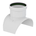 SADDLE-T 8" x 4" PVC BDS g w/2 SS straps