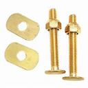 CLOSET BOLT 5/16 x 2.25" Brass, Pack of 2