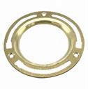 CLOSET FLG RING 4" Brass