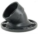 CLOSET FLG 4" x 3" 45* Offset ABS h
