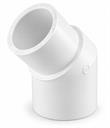 45' ELBOW 1.5" PVC S40W   spxh