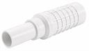 SLIP-FIX REP COUPLING 4" ss  4" TRAVEL PVC S40 WHITE