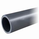 8" PVC Schedule 40 Grey Pipe - Bell End