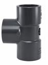TEE 1.25" PVC S80 sss