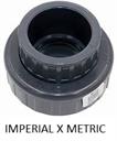 UNION 90 mm x 3" PVC 