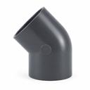 45' ELBOW 6" PVC S40G ss