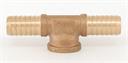 TEE 1" x 1" x 3/4" BRASS ixixft
