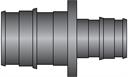 3/4" × 1/2" PEX F1960 HPP Coupling