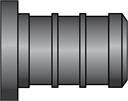 1/2" PEX HPP Plug