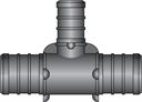 3/4" × 3/4" × 1/2" PEX HPP Tee
