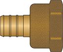 1/2" PEX × 1/2" FNPT No Lead Brass Adapter