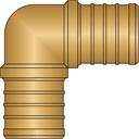 1" × 1" PEX No Lead Brass Elbow