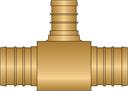 3/4" × 3/4" × 1/2" PEX No Lead Brass Tee