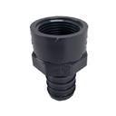FA 1/2" HOSE x 1/2" fpt Blk Poly