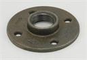 FLOOR FLANGE 1" Std Blk MI