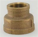 COUPLING 1/2" x 1/4" Brass