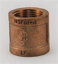COUPLING 1.5" Brass