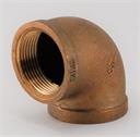 90' ELBOW 1.25" Brass