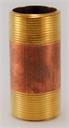 NIPPLE 1/4" x 2" Brass