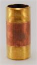 NIPPLE 1" x 4" Brass