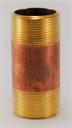 NIPPLE 1.25" x 2" Brass