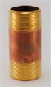 NIPPLE 1.25" x 3" Brass
